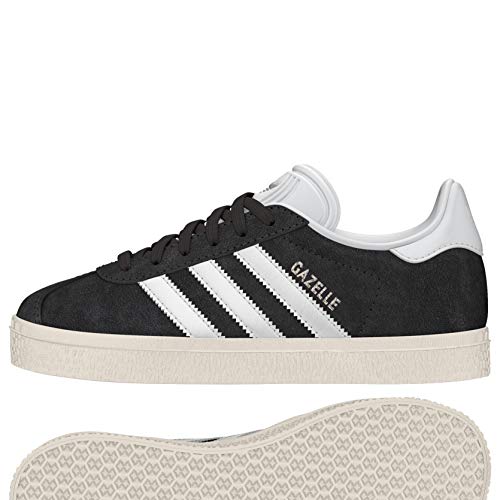 adidas Gazelle, Zapatillas Unisex Niños, Gris (Dgh Solid Grey/Ftwr White/Gold Metallic), 35 EU