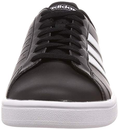 Adidas Grand Court Base, Zapatos de Tenis Hombre, Negro/Blanco, 41 1/3 EU