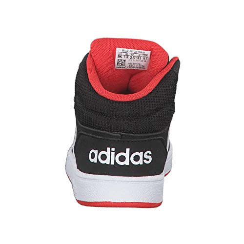 Adidas Hoops Mid 2.0 I, Zapatillas Unisex Niños, Multicolor (Core Black/FTWR White/Hi/Res Red S18 B75945), 27 EU