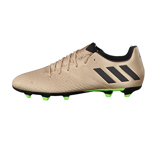 Adidas Messi 16.3 FG, Botas de fútbol para Hombre, Dorado (Dorado/(Cobmet/Negbas/Versol) 000), 44 EU