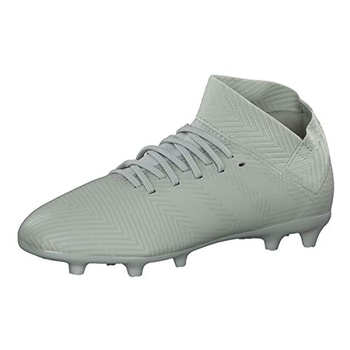 adidas Nemeziz 18.3 FG J, Zapatillas de Fútbol Niños, Gris (Ash Silver/Ash Silver/White Tint S18), 28 EU