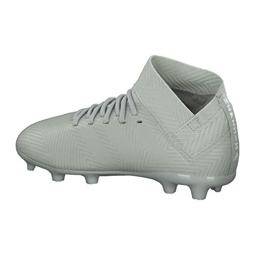 adidas Nemeziz 18.3 FG J, Zapatillas de Fútbol Niños, Gris (Ash Silver/Ash Silver/White Tint S18), 28 EU