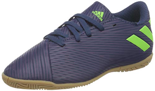 Adidas Nemeziz Messi 19.4 IN J, Zapatillas Deportivas Fútbol Unisex Infantil, Morado (Tech Indigo/Signal Green/Glory Purple), 37 1/3 EU