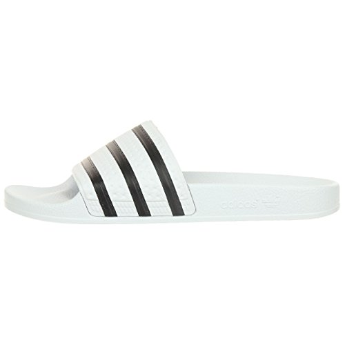 adidas Originals Adilette, Zapatos de Playa y Piscina Hombre, Blanco (White/Black/White), 43 EU