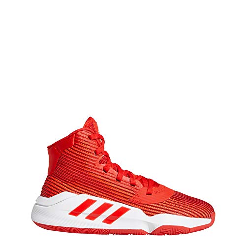 Adidas Pro Bounce 2019 J, Zapatillas de Baloncesto Unisex niño, Multicolor (Rojact/Ftwbla/Buruni 000), 35.5 EU