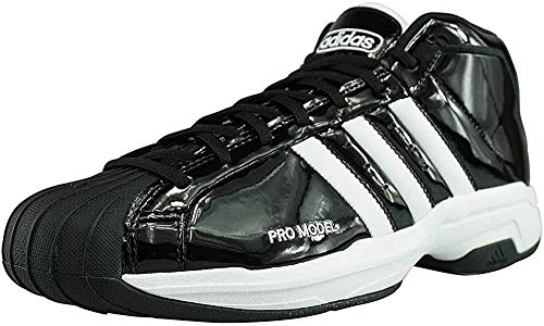 Adidas Pro Model 2G, Zapatillas Baloncesto Hombre, Negro Core Black FTWR White Core Black, 45 1/3 EU