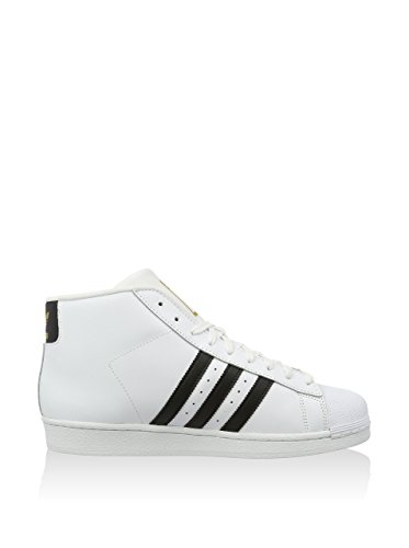 adidas Pro Model, Zapatillas de Deporte Hombre, Blanco (Ftwbla/Negbas/Ftwbla), 38 EU