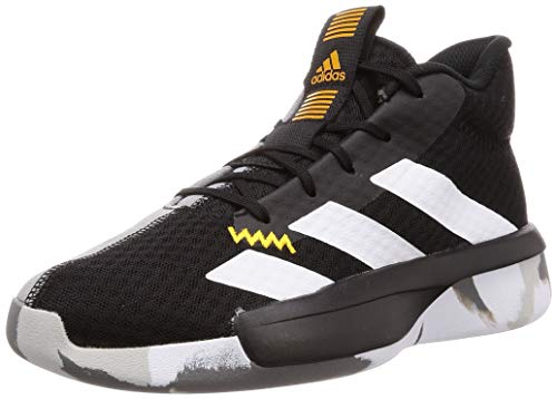 Adidas Pro Next 2019 K, Zapatillas de Baloncesto Unisex niño, Multicolor (Negbás/Ftwbla/Oroact 000), 32 EU