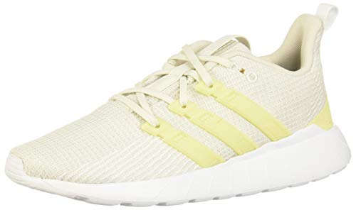 Adidas Questar Flow, Zapatillas Running Mujer, Gris (Orbit Grey/Yellow Tint/FTWR White), 37 1/3 EU