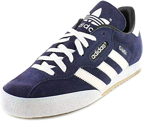 adidas Samba Super Suede, Zapatillas Hombre, Azul (Navy/Running White Footwear), 42 EU