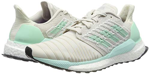 adidas Solar Boost W, Zapatillas de Running Mujer, Blanco (Raw White/Clear Mint/Active Purple Raw White/Clear Mint/Active Purple), 38 EU