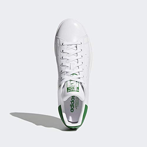 adidas Stan Smith, Zapatillas de Gimnasia Hombre, Blanco (Ftwrwhite/Core White/Green Ftwrwhite/Core White/Green), 40 EU