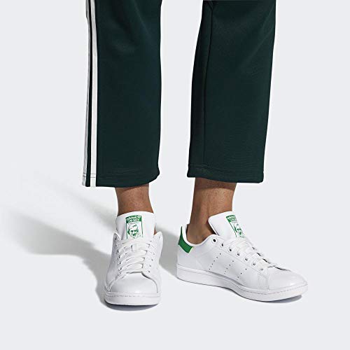 adidas Stan Smith, Zapatillas de Gimnasia Hombre, Blanco (Ftwrwhite/Core White/Green Ftwrwhite/Core White/Green), 40 EU