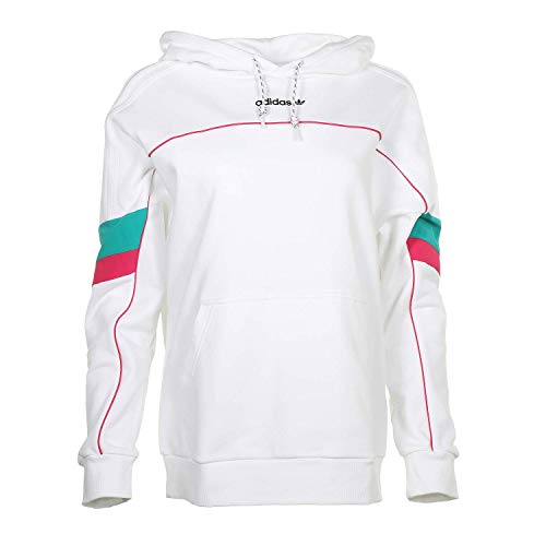 adidas Sudadera con capucha para mujer - blanco - S