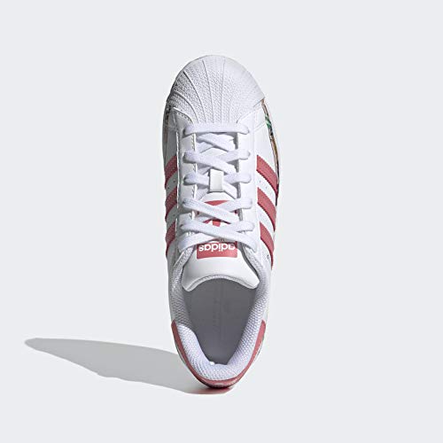 adidas Superstar J, Deportivas, FTWR White Hazy Rose Hazy-Zapatillas, 35.5 EU