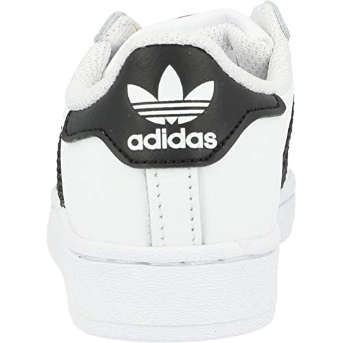 adidas Superstar, Sneaker Unisex-Child, Footwear White/Core Black/Footwear White, 35 EU