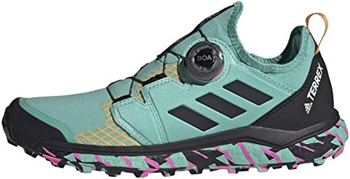 adidas Terrex Agravic Boa W, Zapatillas de Trail Running Mujer, MENACI/NEGBÁS/ROSCHI, 41 1/3 EU