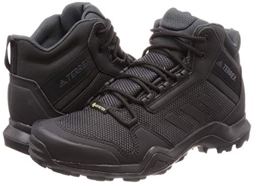 adidas Terrex AX3 Mid GTX, Walking Shoe Hombre, Core Black/Core Black/Carbon, 40 2/3 EU