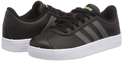 Adidas Vl Court 2.0 K, Zapatillas de deporte Unisex niños, Multicolor (Negbás/Gricin/Amalre 000), 36 EU