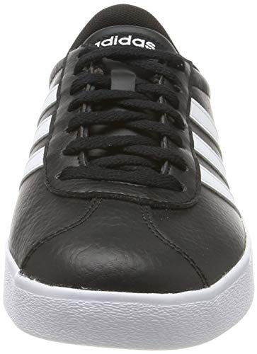 adidas VL Court 2.0', Zapatillas Hombre, Negro (Core Black/Footwear White/Footwear White 0), 43 1/3 EU