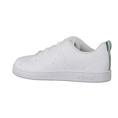 Adidas Vs Advantage Cl K, Zapatillas Unisex Adulto, Blanco (Footwear White/Green), 36 2/3 EU