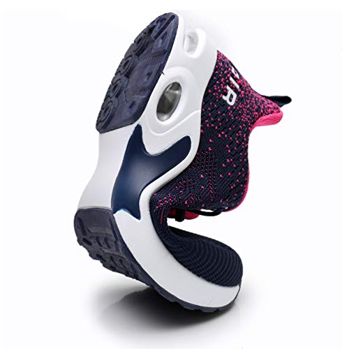 AFFINEST Zapatos para Correr para Mujer Air Zapatillas de Running Ligero y Transpirable Sneakers y Asfalto Aire Libre y Deportes Calzado Azul 40