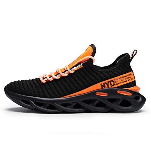 Ahico Zapatillas de Deporte de Moda para Hombre Zapatos para Caminar Zapatillas Deportivas Transpirables para Exteriores Zapatillas Deportivas de Gimnasio Deportivo Zapatillas de Deporte Casuales