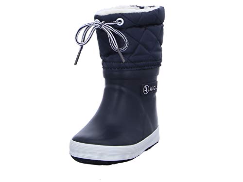 Aigle Giboulee, Botas de Caucho Unisex Niños, Azul (Marine/Blanc), 28 EU