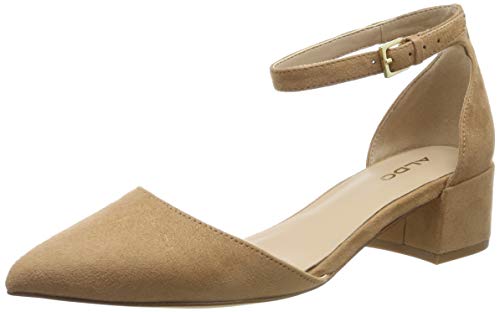 ALDO ZULIAN, Zapatos de tacón con Punta Cerrada para Mujer, Beige (Natural 35), 39 EU