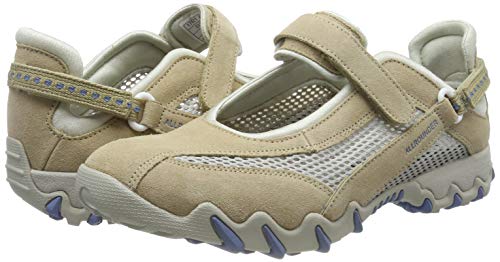 Allrounder by Mephisto Niro, Zapatillas de Cross Mujer, Beige (Beige (Nature/Cool Grey C.Suede 80 / Open Mesh 12), 37.5 EU