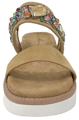 Alma en Pena V20470 Sand, Sandalias, Mujer, 38 EU