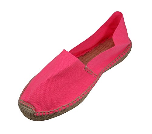 Alpargatus - Alpargata Plana Fluor Fucsia - Talla - 42, Mujer