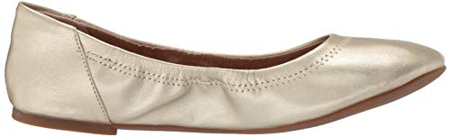 Amazon Essentials Belice Ballet Flat Zapatos Bailarinas, Dorado, 38 EU