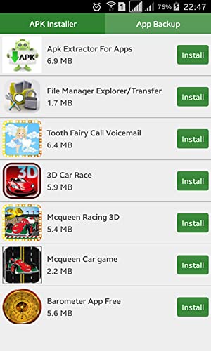 apk installer installed apps