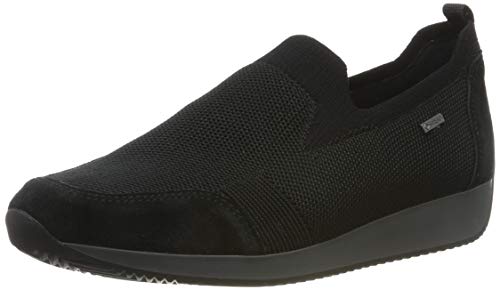 ARA LISSABON 1244061, Mocasn Mujer, Negro (Negro 01), 37.5 EU