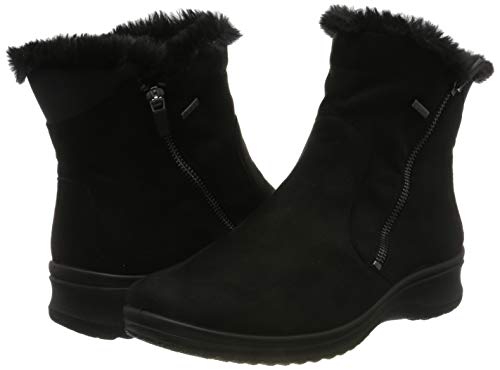 ara München 1248501, Botas de Nieve Mujer, Schwarz, 43 EU