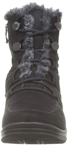 ara München 1248507, Botas de Nieve Mujer, Negro (Schwarz/Graphite 65), 42 EU