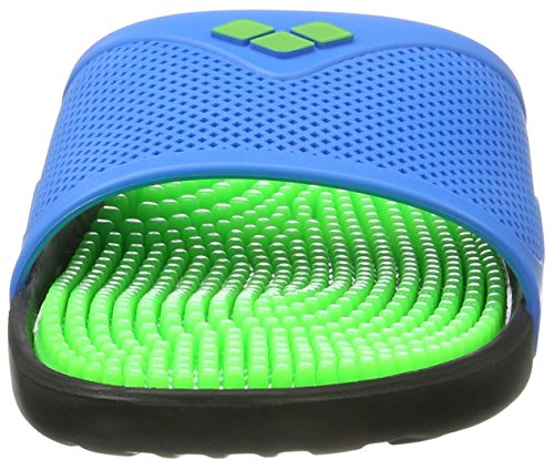 ARENA Unisex Badesandale Marco X Grip, Zapatos de Playa y Piscina Adulto, Solid Lime Turquoise 37, 40 EU