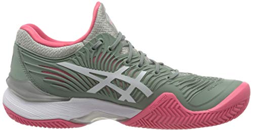 Asics Court FF 2 Clay, Tennis Shoe Mujer, Slate Grey/White, 38 EU