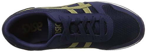 Asics Curreo Ii - zapatos de gimnasia Hombre, Azul (Peacoat / Aloe), 37 EU