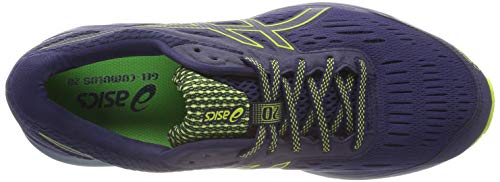 Asics Gel-Cumulus 20 G-TX, Zapatillas de Entrenamiento para Hombre, Morado (Peacoat/Rose Neon Lime 400), 41.5 EU