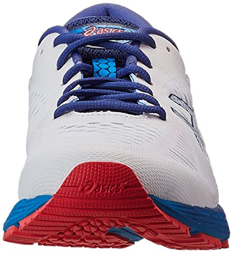 Asics Gel-Kayano 25, Zapatillas de Entrenamiento Hombre, Azul (White/Blue Print 100), 44.5 EU