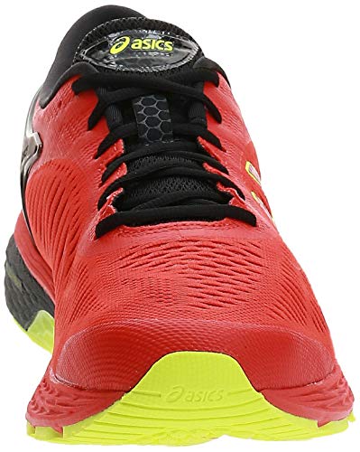 Asics Gel-Kayano 25, Zapatillas de Running Hombre, Rojo (Cherry Tomato/Safety Yellow 801), 42.5 EU