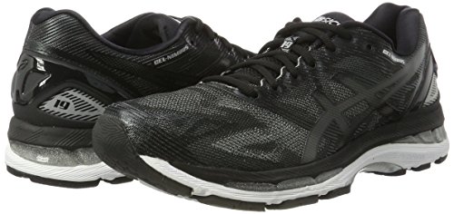 Asics Gel-Nimbus 19, Zapatillas de running Para Mujer, Negro (Black/Onyx/Silver), 37 EU