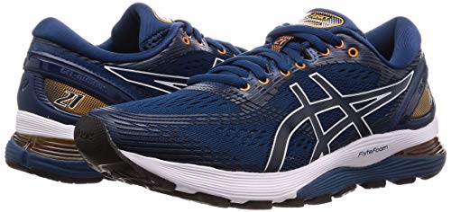 Asics Gel-Nimbus 21, Zapatillas de Running por Hombre, Azul (MakoBlue/Black 402), 43.5 EU