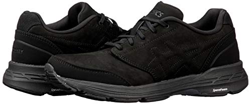 Asics Gel-Odyssey, Walking Shoe Mujer, Negro, 38 EU