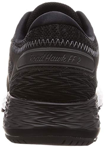 Asics Roadhawk FF 2 MX Neutralschuh Damen-Dunkelgrau, Schwarz, Zapatillas de Running Calzado Neutro Mujer, Dark Grey/Black, 38 EU