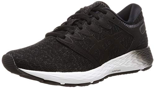 Asics Roadhawk FF 2 MX Neutralschuh Damen-Dunkelgrau, Schwarz, Zapatillas de Running Calzado Neutro Mujer, Dark Grey/Black, 38 EU