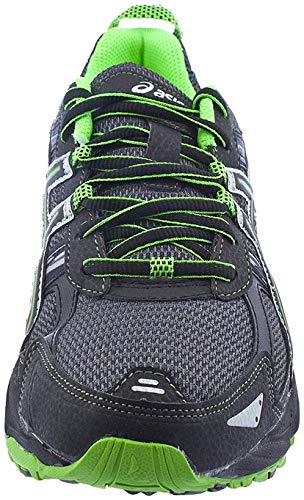 ASICS Zapatillas de correr GEL Venture 5 para hombre, gris (Castle Rock/Negro/Verde), 45 EU