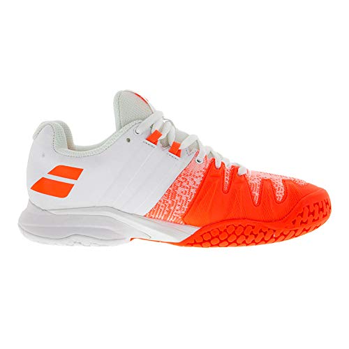 Babolat Damen Propulse Blast Allcourtschuh Weiß, Koralle Tennisschuhe, White Fluo Strike